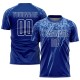 Benutzerdefiniertes Royalblau-Weiß Sublimation Fußballtrikot Benutzerdefiniertes Royalblau-Weiß Sublimation Fußballtrikot