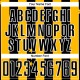 Benutzerdefinierte Gold Schwarz-Weiß Sterne Und Quadrate Sublimation Fußball Uniform Trikot Benutzerdefinierte Gold Schwarz-Weiß Sterne Und Quadrate Sublimation Fußball Uniform Trikot