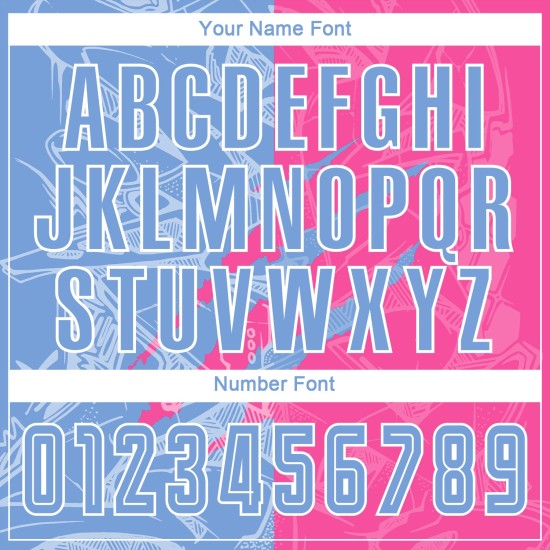 Benutzerdefinierte Graffiti Muster Hellblau-Rosa Scratch Sublimation Fußball Uniform Jersey Benutzerdefinierte Graffiti Muster Hellblau-Rosa Scratch Sublimation Fußball Uniform Jersey