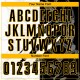 Benutzerdefinierte Graffiti Muster Schwarz-Gold Scratch Sublimation Fußball Uniform Trikot Benutzerdefinierte Graffiti Muster Schwarz-Gold Scratch Sublimation Fußball Uniform Trikot