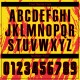 Benutzerdefiniertes Fußballtrikot mit Sublimationsdruck in Gold und Schwarz Benutzerdefiniertes Fußballtrikot mit Sublimationsdruck in Gold und Schwarz